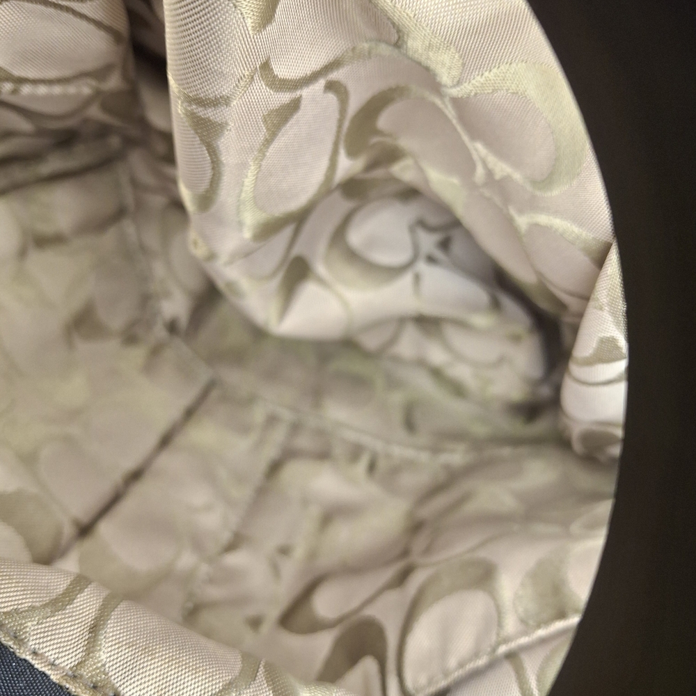 2004 Coach Black Backpack With Silver Accents - image 3